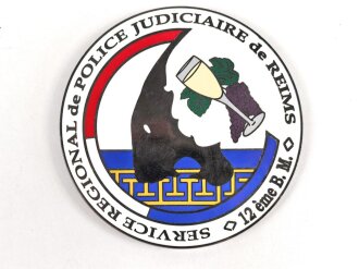 Polizei, Frankreich, nicht tragbare Medaille "Reims...
