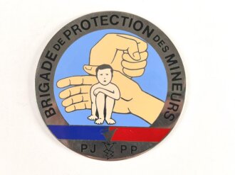 Polizei, Frankreich, nicht tragbare Medaille "PJ...