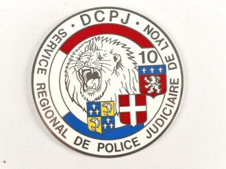 Polizei, Frankreich, nicht tragbare Medaille "DCPJ...