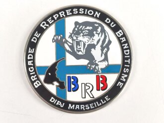 Polizei, Frankreich, nicht tragbare Medaille "BRB...
