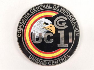 Polizei, Frankreich, nicht tragbare Medaille "UC 1...