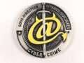 Polizei, Frankreich, nicht tragbare Medaille "Cyber Crime", Durchmesser 7cm