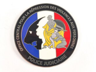 Polizei, Frankreich, nicht tragbare Medaille "Police...