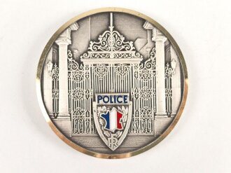 Polizei, Frankreich, nicht tragbare Medaille...