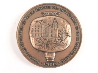 Polizei, Frankreich, nicht tragbare Medaille...