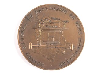 Polizei, Frankreich, nicht tragbare Medaille "Faux...