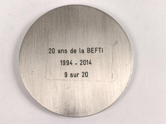 Polizei, Frankreich, nicht tragbare Medaille "BRFTI...