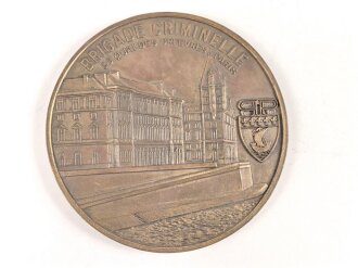 Polizei, Frankreich, nicht tragbare Medaille "36...