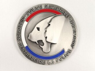 Polizei, Frankreich, nicht tragbare Medaille "Police...