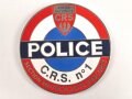 Polizei, Frankreich, nicht tragbare Medaille "Police C.R.S. No. 1", Durchmesser 8cm