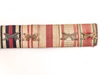 Bandspange eines tapferen Weltkriegsteilnehmers aus Österreich . Breite 135mm