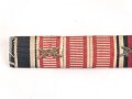 Bandspange eines tapferen Weltkriegsteilnehmers aus Österreich . Breite 135mm
