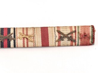 Bandspange eines tapferen Weltkriegsteilnehmers aus Österreich . Breite 135mm, defekt