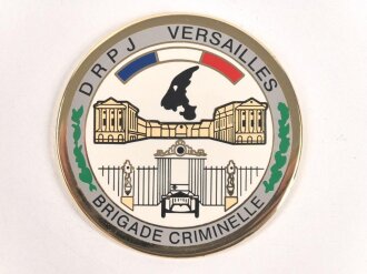 Polizei, Frankreich, nicht tragbare Medaille "DRPJ...