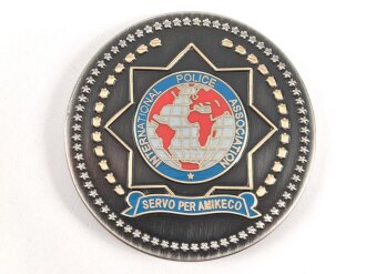 Polizei, Frankreich, nicht tragbare Medaille "I.P.A....
