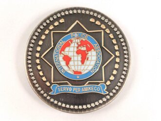 Polizei, Frankreich, nicht tragbare Medaille "I.P.A....