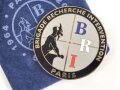 Polizei, Frankreich, nicht tragbare Medaille "BRI Paris", Durchmesser 4,3cm mit dazugehörigem Säckchen
