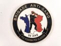 Polizei, Frankreich, nicht tragbare Medaille "BRI Paris", Durchmesser 4,3cm mit dazugehörigem Säckchen