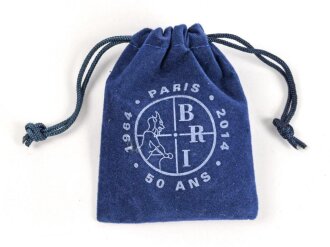 Polizei, Frankreich, nicht tragbare Medaille "Brigade Anti-Gang", Durchmesser 4,3cm mit dazugehörigem Säckchen