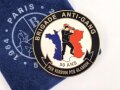 Polizei, Frankreich, nicht tragbare Medaille "Brigade Anti-Gang", Durchmesser 4,3cm mit dazugehörigem Säckchen