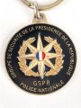 Polizei, Frankreich, Schlüsselanhänger "GSPR", Durchmesser 4cm