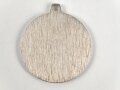 Polizei, Frankreich, Schlüsselanhänger "D.C.P.J. Dijon", Durchmesser 3,7cm, Kette fehlt