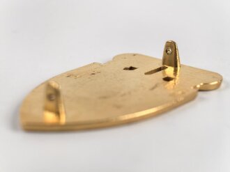 Polizei, Frankreich, Brustanhänger "Services Techniques", Höhe 6cm, Leder fehlt