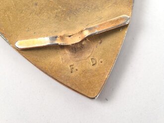 Polizei, Frankreich, Brustanhänger "Brigade Fluviale S T ", Höhe 6cm,  Leder fehlt