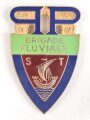 Polizei, Frankreich, Brustanhänger "Brigade Fluviale S T ", Höhe 6cm,  Leder fehlt