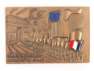 Polizei, Frankreich, nicht tragbare Medaille "Police...
