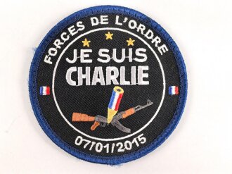 Polizei, Frankreich, Ärmelabzeichen "Je suis...