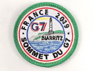 Polizei, Frankreich, Ärmelabzeichen "Sommet du...