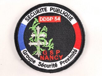 Polizei, Frankreich, Ärmelabzeichen "GSP...