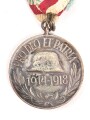 Ungarn, Weltkriegs Erinnerungsmedaille 1914-1918, am Band