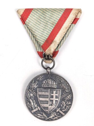 Ungarn, Weltkriegs Erinnerungsmedaille 1914-1918, am Band