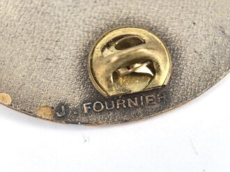 Polizei, Frankreich, Tragbares Abzeichen "Centre National de Tir", Durchmesser 5,5cm