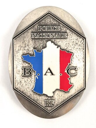 Polizei, Frankreich, Tragbares Abzeichen "B.A.C RF...