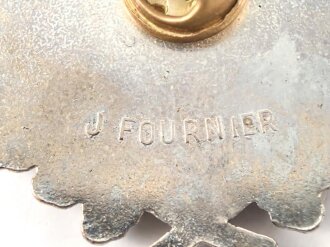 Polizei, Frankreich, Tragbares Abzeichen "Centre National de Tir", Höhe 7cm