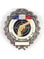 Polizei, Frankreich, Tragbares Abzeichen "Centre National de Tir", Höhe 7cm