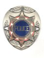 Polizei, Frankreich, nicht Tragbares Abzeichen "Police Hemisphere Sud", Höhe 6cm