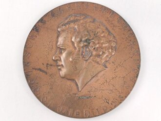 Bronzemedaille " 10. Deutsches Sängerbundfest Wien 1928" Durchmesser 90mm