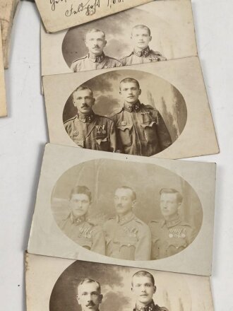 Österreich 1. Weltkrieg, Gruppe Feldpost sowie drei Fotos