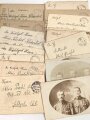 Österreich 1. Weltkrieg, Gruppe Feldpost sowie drei Fotos