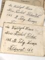 Österreich 1. Weltkrieg, Gruppe Feldpost sowie drei Fotos