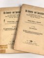 Zweiteiliges Kartenwerk datiert 1914 von Orestes Ritter von Bischoff, k.u.k. Hauptmann der Reserve