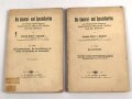 Zweiteiliges Kartenwerk datiert 1914 von Orestes Ritter von Bischoff, k.u.k. Hauptmann der Reserve