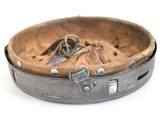 Stahlhelm Innenfutter Wehrmacht datiert 1942. Glockengrösse 66 für Kopfgrösse 59. Gebraucht, guter Zustand