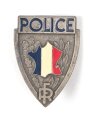 Polizei, Frankreich, Tragbares Abzeichen "Police RF", Höhe 4cm