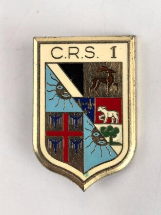 Polizei, Frankreich, Brustanhänger "C.R.S. 1"