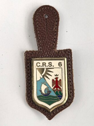 Polizei, Frankreich, Brustanhänger "C.R.S. 6"